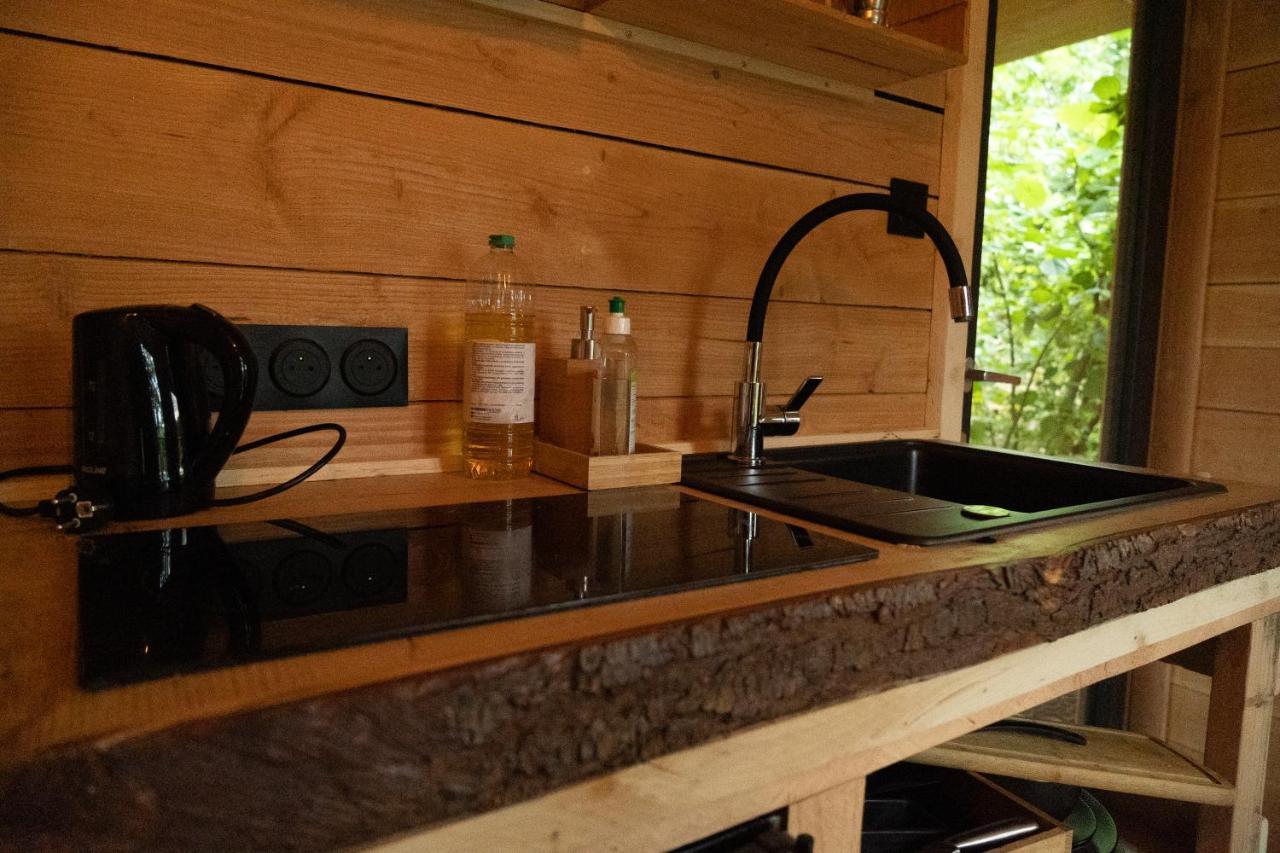 Le Moonloft Insolite Tiny-House Dans Les Arbres & 1 Seance De Sauna Pour 2 Avec Vue Panoramique Osenbach Luaran gambar