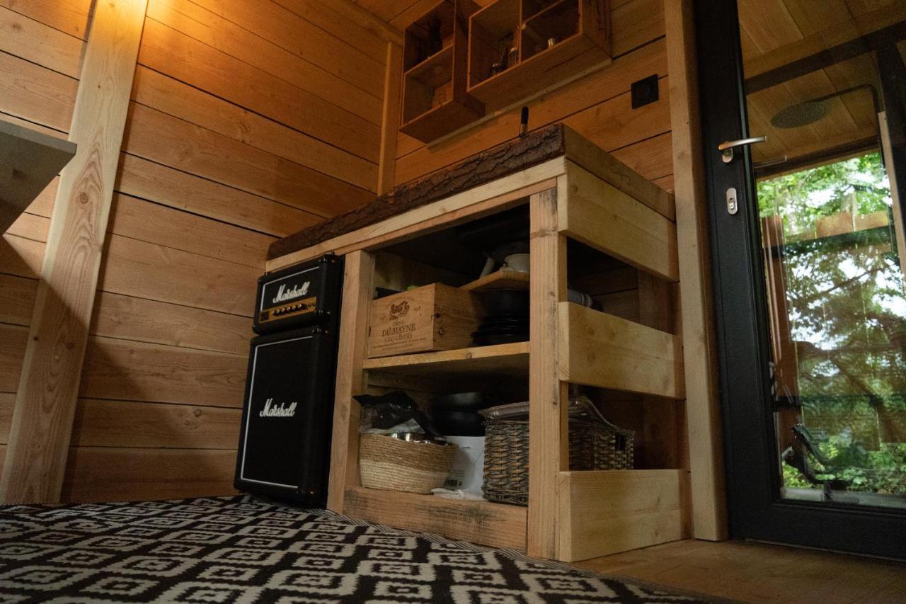 Le Moonloft Insolite Tiny-House Dans Les Arbres & 1 Seance De Sauna Pour 2 Avec Vue Panoramique Osenbach Luaran gambar