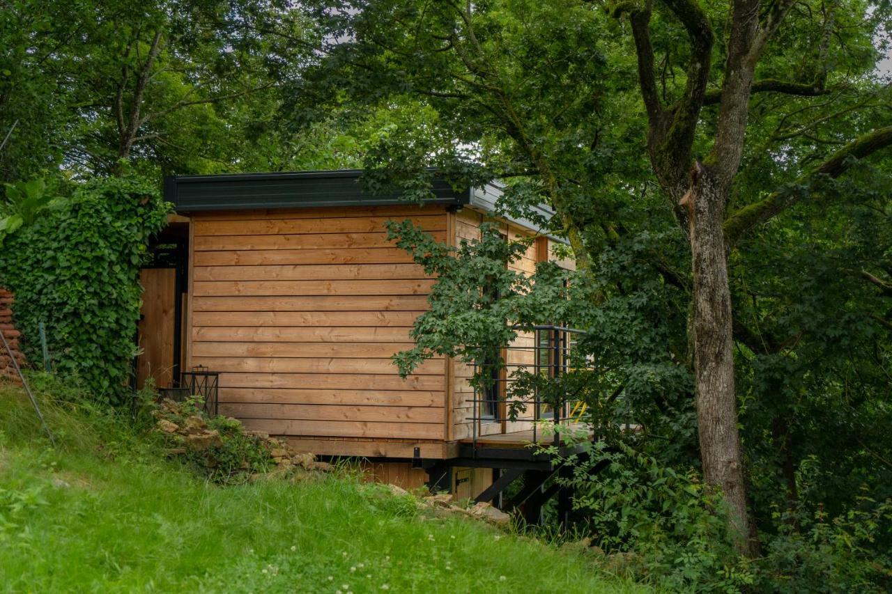 Le Moonloft Insolite Tiny-House Dans Les Arbres & 1 Seance De Sauna Pour 2 Avec Vue Panoramique Osenbach Luaran gambar
