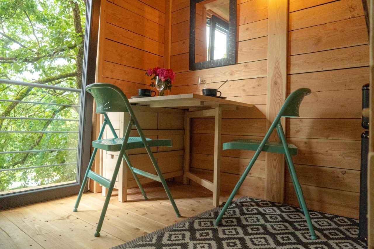 Le Moonloft Insolite Tiny-House Dans Les Arbres & 1 Seance De Sauna Pour 2 Avec Vue Panoramique Osenbach Luaran gambar